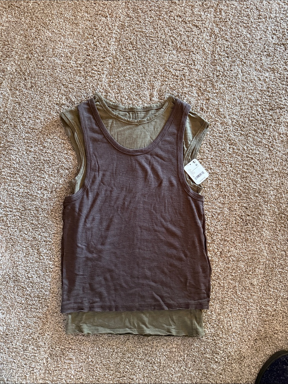 We the Free Tinsley Twofer Short Sleeve Top, NWT, Medium